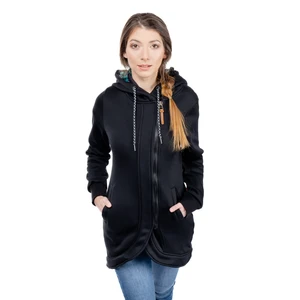 Women's Stretched Sweatshirt GLANO - Black