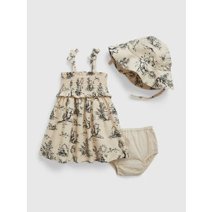 GAP Baby Linen Dress with Hat - Girls