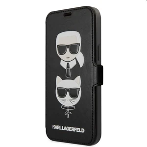 Tok Karl Lagerfeld Heads Book  Apple iPhone 12 Pro Max, black