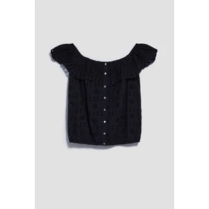 LADIES SHIRT L-KO-4035 BLACK