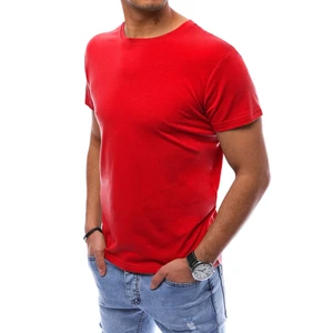 Men's monochrome T-shirt red Dstreet