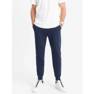 Ombre Men's sweatpants joggers - dark blue