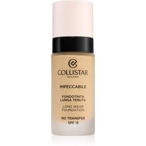 Collistar Impeccabile Long Wear Foundation dlouhotrvající make-up SPF 15 2G Golden Beige 30 ml