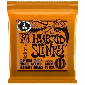 Ernie Ball 3222 Hybrid Slinky 3-Pack