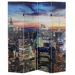 Designový LED paraván NEW YORK 160x180 cm (4-dílný),Designový LED paraván NEW YORK 160x180 cm (4-dílný)