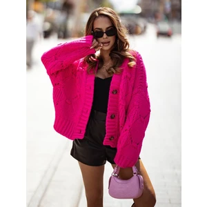 Cocomore pink cardigan cmgB530.hotpink