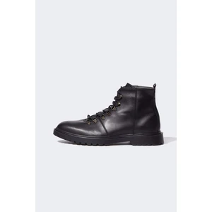 DEFACTO Faux Leather High Sole Boots