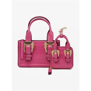 Dark pink Ladies Handbag with Versace Jeans Couture - Ladies