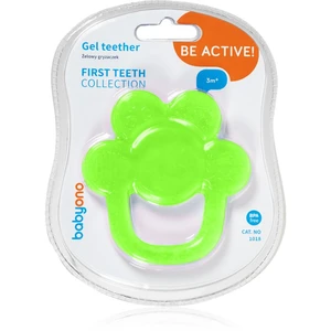 BabyOno Be Active Gel Teether hryzadielko Flower Green 1 ks