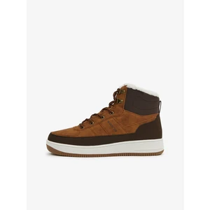 SAM73 Brown Insulated Ankle Sneakers in suede finish SAM 73 Fafte - Men