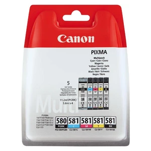 Canon PG-580 + CL581 CMYBk 2078C005 sada originální cartridge