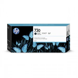 HP 730 P2V71A matně černá (matte black) originální cartridge