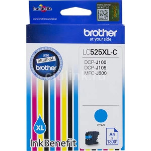 Brother LC-525XLC azúrová (cyan) originálna cartridge