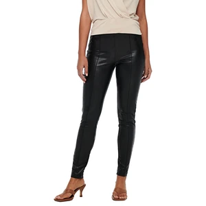 Black Leatherette Leggings ONLY Jessie - Women