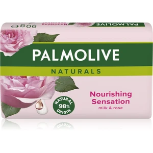 Palmolive Naturals Milk & Rose tuhé mýdlo s vůní růží 90 g