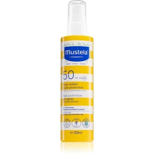 Mustela Family High Protection Sun Spray ochranné opalovací mléko ve spreji SPF 50+ 200 ml