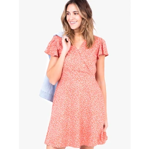 Coral Women Patterned Wrap Dress Brakeburn - Women