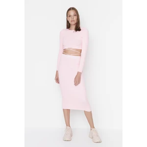 Női ruha Trendyol TWOAW22EL0543/PINK