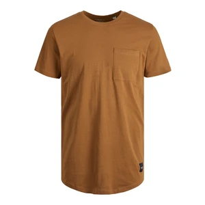 Brown Men's T-Shirt Jack & Jones Noa - Men's