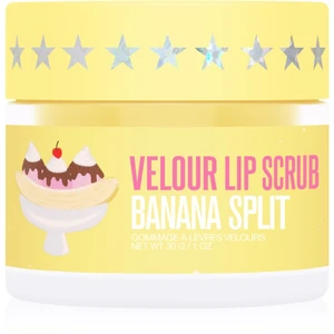 Jeffree Star Cosmetics Banana Fetish Velour Lip Scrub cukrový peeling na pery Banana Split 30 g