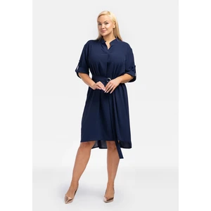 Karko Woman's Dress SA072 Navy Blue