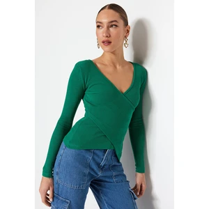 Trendyol Blouse - Green - Slim fit