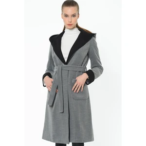 Z6422 DEWBERRY WOMEN's COAT-GREY