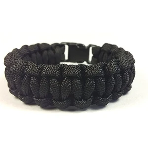 Cordell Paracord náramok Solomon Čierna XL (20 - 21 cm)