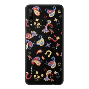 Eredeti tok Colorful TPU Cover Huawei P30 Lite, Black Flower