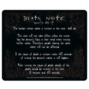 Death Note Mousepad - Rules