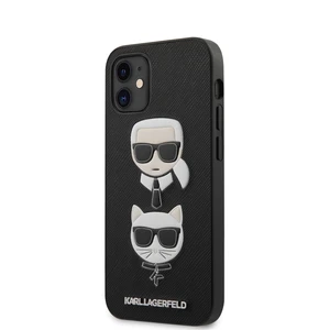 Tok Karl Lagerfeld Saffiano Iconic  iPhone 12 mini, black