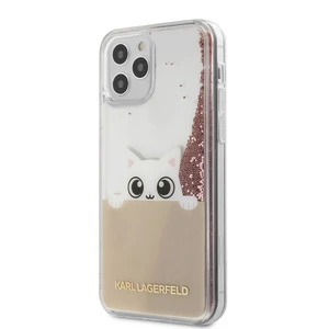 Tok Karl Lagerfeld Liquid Glitter Peek és Boo  iPhone 12/12 Pro, pink