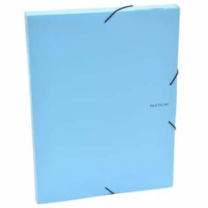 Krabice PP s gumou A4 PASTELINI modrá [Papírenské zboží]