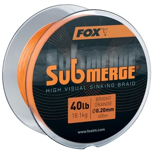 Fox splietaná šnúra submerge high visual sinking braid - 600 m - 0,20 mm 18,1 kg