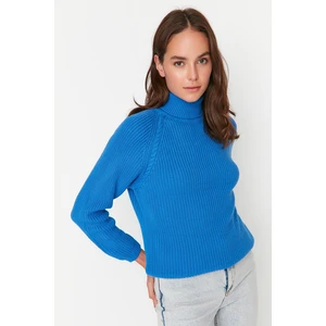 Trendyol Sweater - Blue - Regular fit