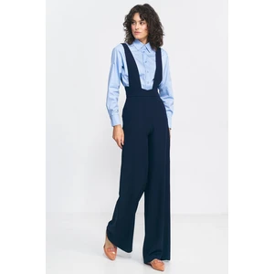 Nife Woman's Jumpsuit KM33 Navy Blue