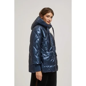 Metal quilted jacket