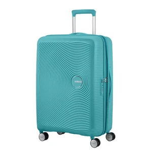 American Tourister Cestovní kufr Soundbox Spinner EXP 71,5/81 l - světle modrá