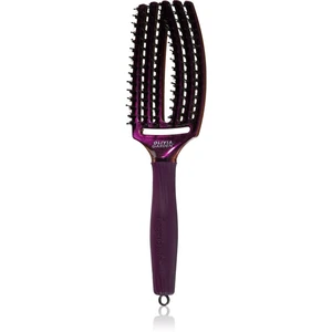 Olivia Garden Fingerbrush Midnight Desert plochý kartáč odstín Amethyst 27 cm