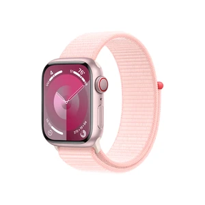 Apple Watch S9 Cell/45mm/Pink/Sport Band/Light Pink