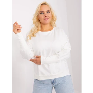 Women's oversized cotton blouse Ecru