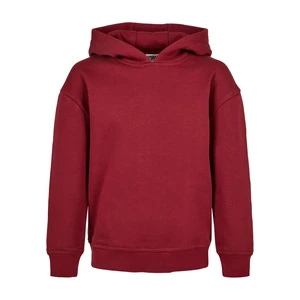 Girls' Organic Hoodie Burgundy