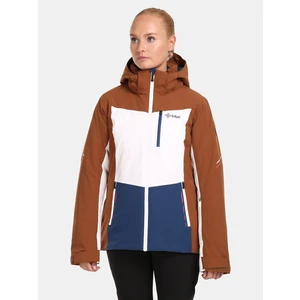 Women's ski jacket Kilpi VALERA-W Brown