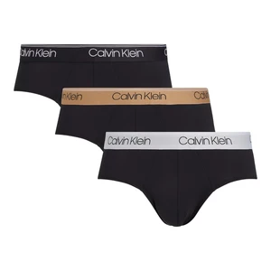 3PACK men's briefs Calvin Klein black