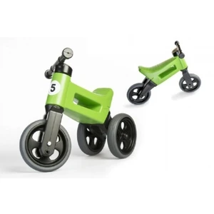 Odrážedlo FUNNY WHEELS Rider Sport zelené 2v1, výška sedla 28/30cm nosnost 25kg 18m+