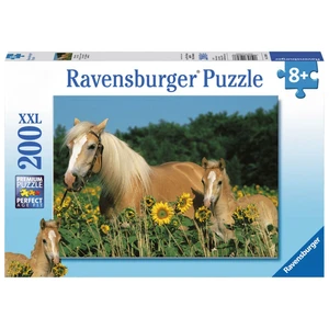 Ravensburger Puzzle XXL Šťastné koně 200 dílků