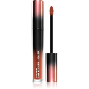 MAC Cosmetics Love Me Liquid Lipcolour krémová rtěnka se saténovým finišem odstín Coffee & Cigs 3,1 ml