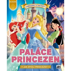 JIRI MODELS Knížka samolepková Disney Princezny Paláce Princezen