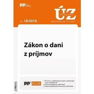 UZZ 18/2018 Zákon o dani z príjmov