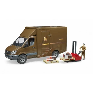 Siku Super UPS doručovaciu auto Mercedes-Benz Sprinter 1:50